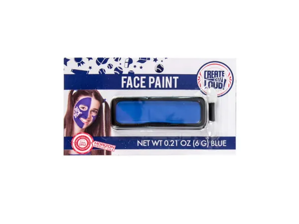 bulk buys SC519 - Blue Face Paint for Sports and Events - Easy Application