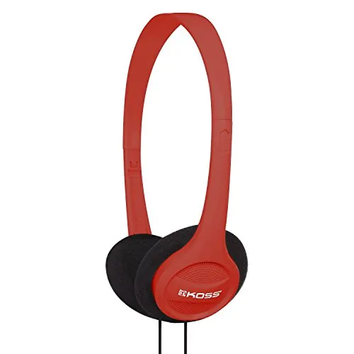 Koss KPH7R — Koss KPH7R On-Ear Headphones with 4ft Cable - Red