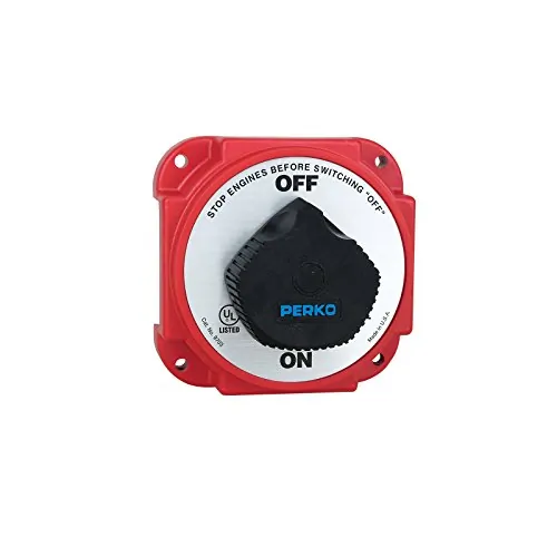 Perko 9703DP — Perko 9703DP Heavy Duty Battery Disconnect Switch w/ Alternator Field Disconnect