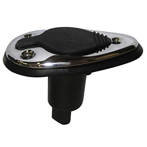 Perko 1048P0SDP — Perko Threaded Collar Pole Light Mounting Base - 2 Pin - Stainless Steel