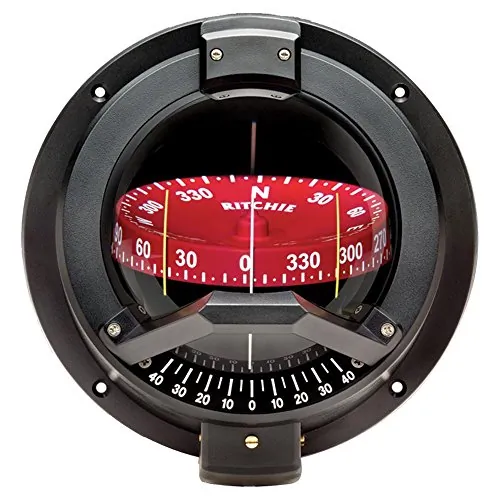 Ritchie BN-202 — Ritchie BN-202 Navigator Compass - Bulkhead Mount - Black