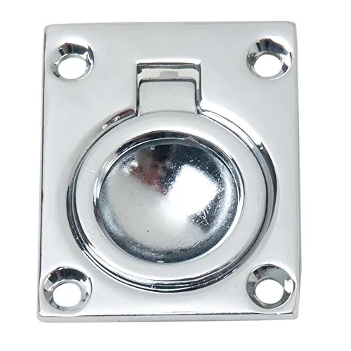 Perko 0841DP0CHR — Perko Flush Ring Pull - Chrome Plated Zinc