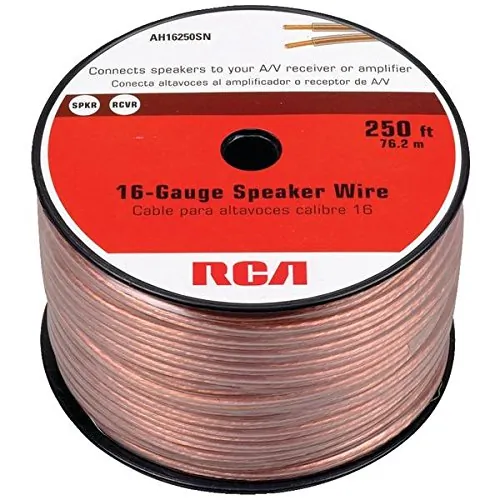 VOXX RCAAH16250SR — Rca 16-gauge Speaker Wire (250ft) RCAAH16250SR