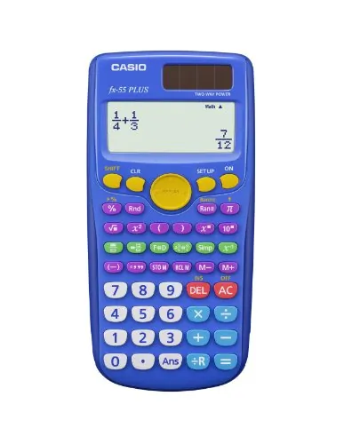 Casio FX-55PLUS - Casio, FX-55PLUS, True Fraction Display