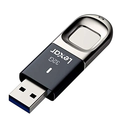 Lexar LJDF35-32GBNL — Lexar JumpDrive F35 32GB Fingerprint Encrypted USB Drive