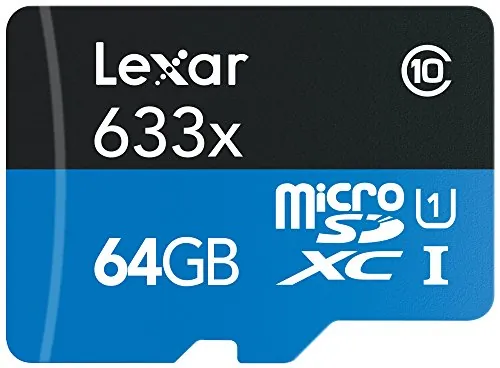 Lexar LSDMI64GBBNL633A — LEXAR HIGH PERF MICROSDXC,64GB,633X,U-I