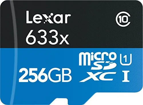Lexar LSDMI256BBNL633A — LEXAR HIGH PERF MICROSDXC,256GB,633X,U-I