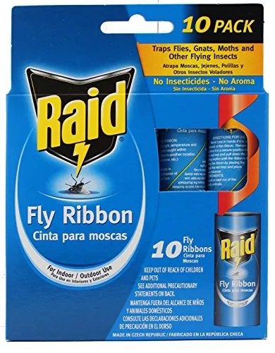 PIC PEPCOFR10BRAID — PIC(R) FR10B-RAID Fly Ribbon, 10 Count Pack