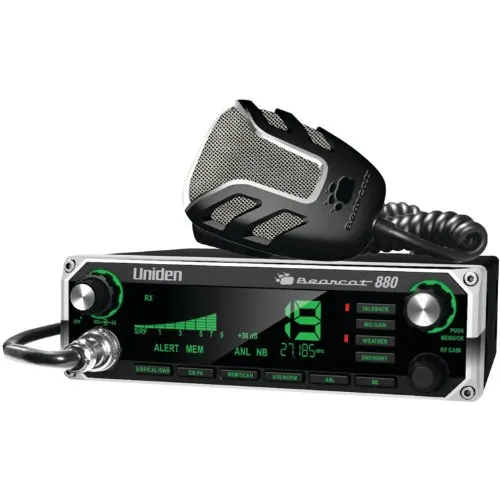 Uniden BEARCAT 880 — Uniden(R) BEARCAT 880 40-Channel Bearcat 880 CB Radio with 7-Color Display Backlighting