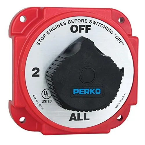 Perko 8603DP — Perko Heavy Duty Battery Selector Switch w/Alternator Field Disconnect