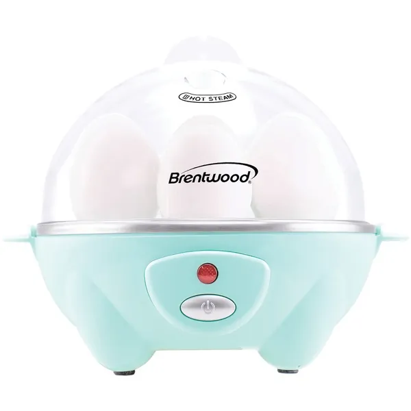 Brentwood TS-1045BL — Brentwood Electric 7 Egg Cooker with Auto Shut Off in Blue
