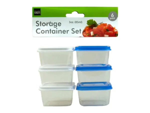 bulk buys HX450 - 6 Pack 3oz Food Storage Containers with Lids