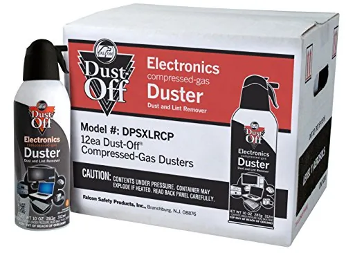 DUST OFF PEFLCNDSPXLRCP — Dust-Off DSPXLRCP Disposable Dusters (12 pk)