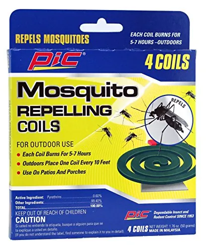 PIC PEPCOC412 — PIC(R) C412 Mosquito Repellent Coils, 4 pk