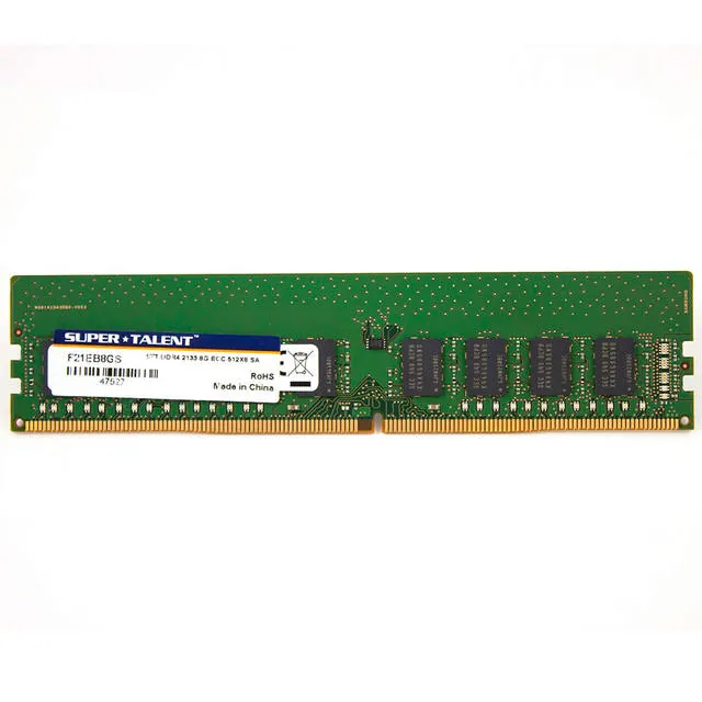 Super Talent F21EB8GS — Super Talent 8GB DDR4-2133 ECC Server Memory Module