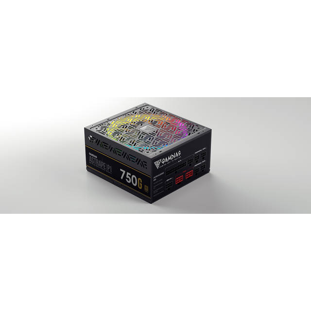 GAMDIAS ASTRAPE P1-750G - GAMDIAS ASTRAPE P1-750G 750W 80 PLUS Standard ATX12V v2.2 Po