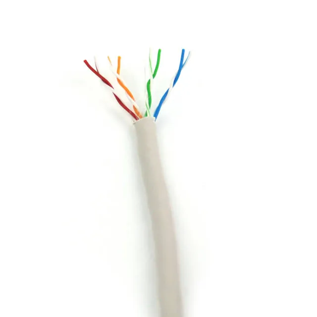 VCOM NC514-1000-GRAY — VCOM 1000ft Cat5e Solid UTP Network Cable - Gray