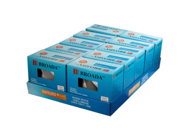 Bulk Buys HD109 — 12 Watt Dimmable BR30 LED Light Bulbs - 2 Pack