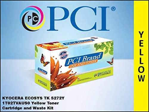 PCI TK-5272Y-PCI — PCI BRAND COMPATIBLE KYOCERA-MITA TK-5272Y 1T02TVAUS0 YELLOW TONER CARTRIDGE WIT