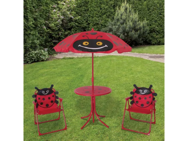 bulk buys OT908 - Fun Ladybug Themed Kids Patio Furniture Set