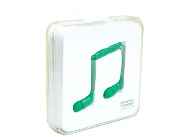 bulk buys EN449 - iJoy Flavors Noise-Cancelling Earbuds with Mic - Green