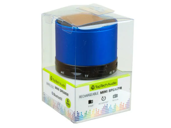 Bulk Buys EN466 — Compact Bluetooth Speaker in Vibrant Blue