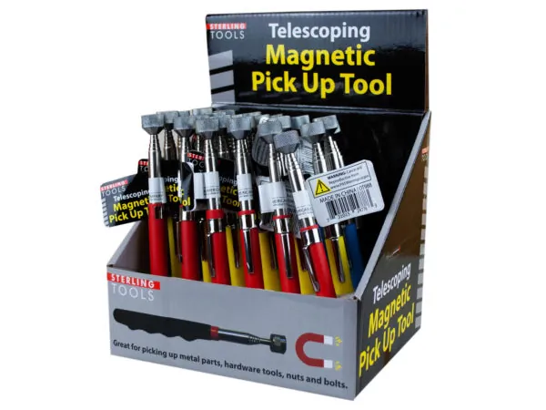 Bulk Buys OT988 — Adjustable Telescopic Magnet Pick-Up Tool Display