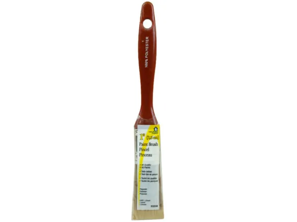 Bulk Buys LL234 — Quality 1-Inch Polyester Paint Brush for Touchups