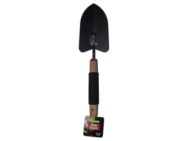 bulk buys HX456 — Premium Wooden Handle Garden Trowel with Cushioned Grip
