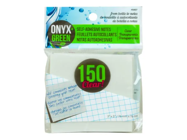 Bulk Buys OR432 — 150-Pack Eco-Friendly 3" x 3" Self-Adhesive Notes