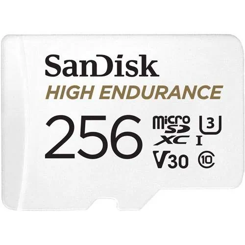 Western Digital SDSQQNR-256G-AN6IA — 256GB HIGH ENDURANCE MICROSDXC