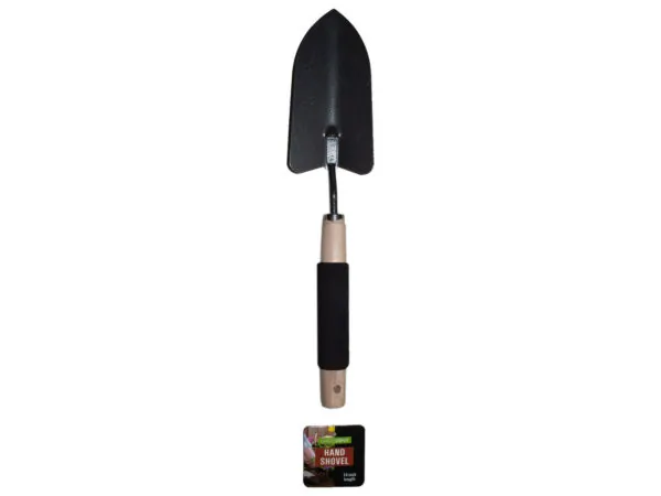 Bulk Buys HX455 — Compact Wooden Handle Garden Shovel with Pointed End