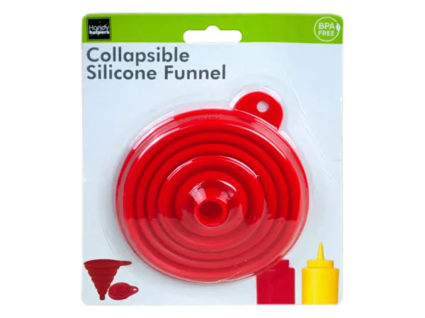 Bulk Buys HZ106 — BPA-Free Collapsible Silicone Kitchen Funnel