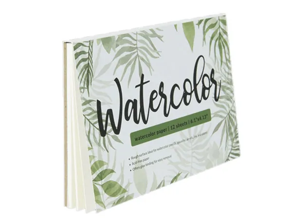 Bulk Buys CI104 — 12-Sheet Watercolor Pencil Sketch Pad - 6.1" x 4.13"