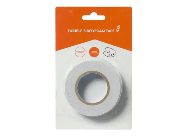 Bulk Buys CI146 — IndiCo Double-Sided Foam Tape - 0.71" x 6.56'