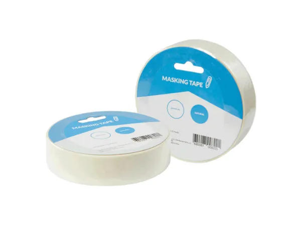 Bulk Buys CI150 — 1-Inch Wide Masking Tape on 3-Inch Core - 22 Yards