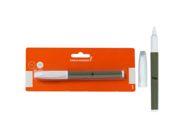 Bulk Buys CI172 — Versatile White Chalk Marker for Multiple Surfaces