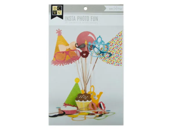 bulk buys KL763 - Fun and Festive 25-Piece Insta Photo Props Set