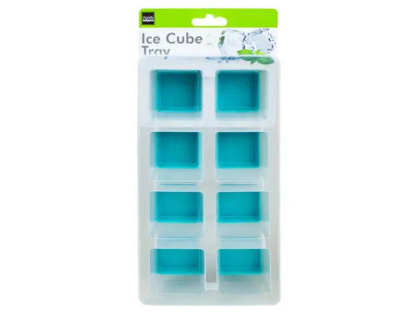 Bulk Buys HI993 — Silicone Ice Cube Tray with 2" Square Molds