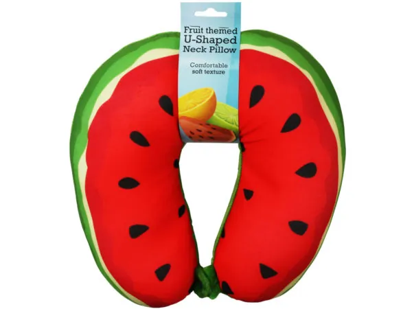 bulk buys HC446 - Fruit-Shaped Travel Neck Pillow for Comfort on the Go