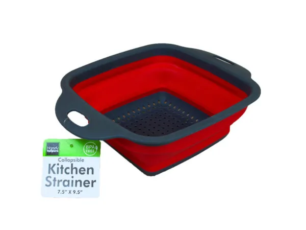 Bulk Buys GE113 — Collapsible Kitchen Strainer - Easy Storage Design