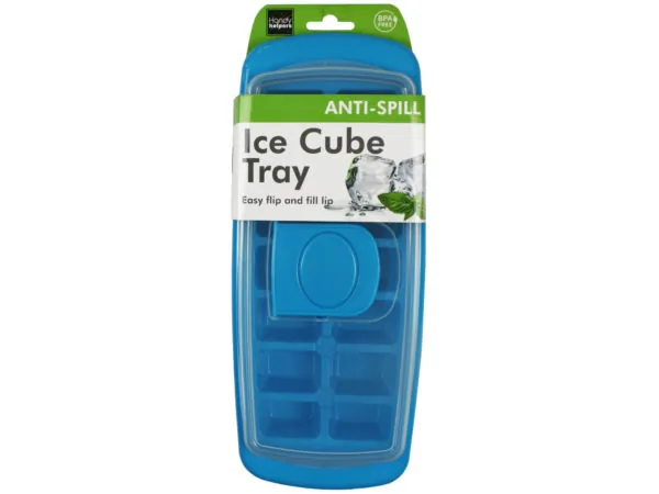 Bulk Buys GE084 — BPA-Free Ice Cube Tray with Spill-Resistant Cover