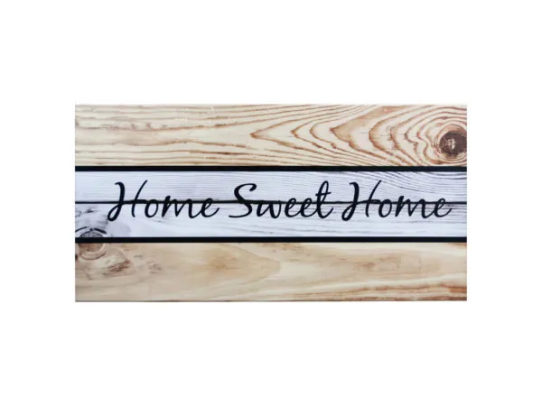 Bulk Buys KL734 — Charming Wooden Home Sweet Home Wall Decor