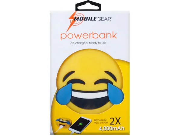 Bulk Buys EN533 — Cute 4000mAh Laughing Emoticon Powerbank