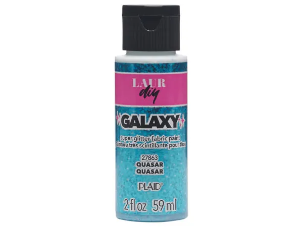 bulk buys PH532 - Quasar Blue Glitter Fabric Paint - 2 Oz Bottle