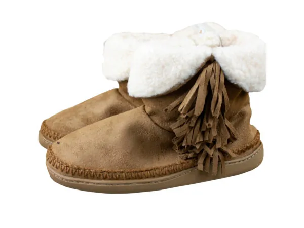 bulk buys GE423 - Cozy Womens Faux Shearling Slippers - Assorted Colors & Size