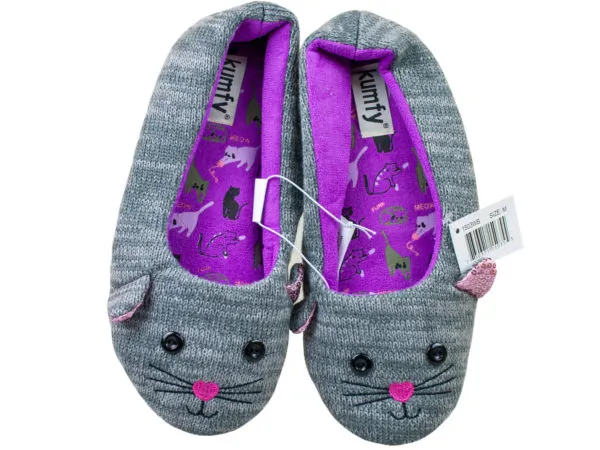 bulk buys GE426 - Cute Animal-Themed Ballet Flats Slippers for Women