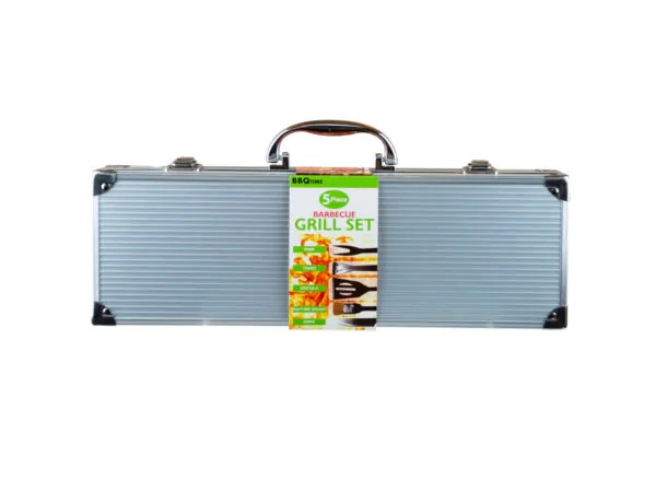 Bulk Buys GE107 — Premium BBQ Grill Tool Kit with Carrying Case