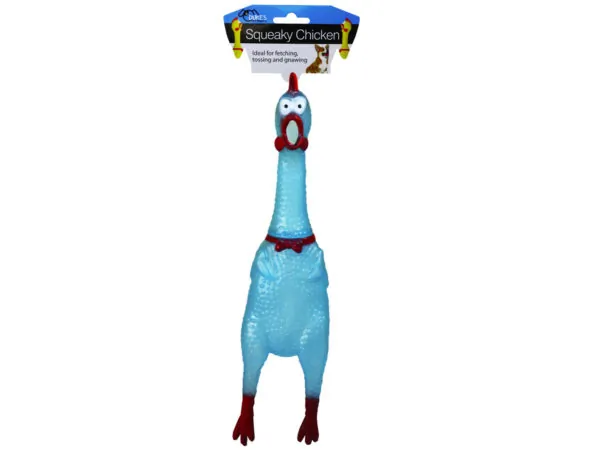 Bulk Buys DI614 — Squeaky Chicken Dog Chew Toy - Fun and Durable Playtime