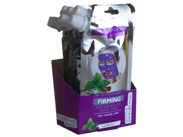 bulk buys BI996 - Bedazzled Firming Glitter Peel-Off Mask - Sparkle & Shine